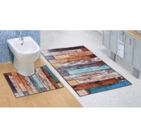 Koupelnová a WC předložka Dřevěná podlaha 3D