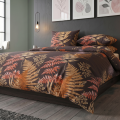 Saténové povlečení LUXURY COLLECTION KAPRADÍ hnědé