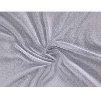 Saténové prostěradlo LUXURY COLLECTION 120x200cm ORIENT šedý